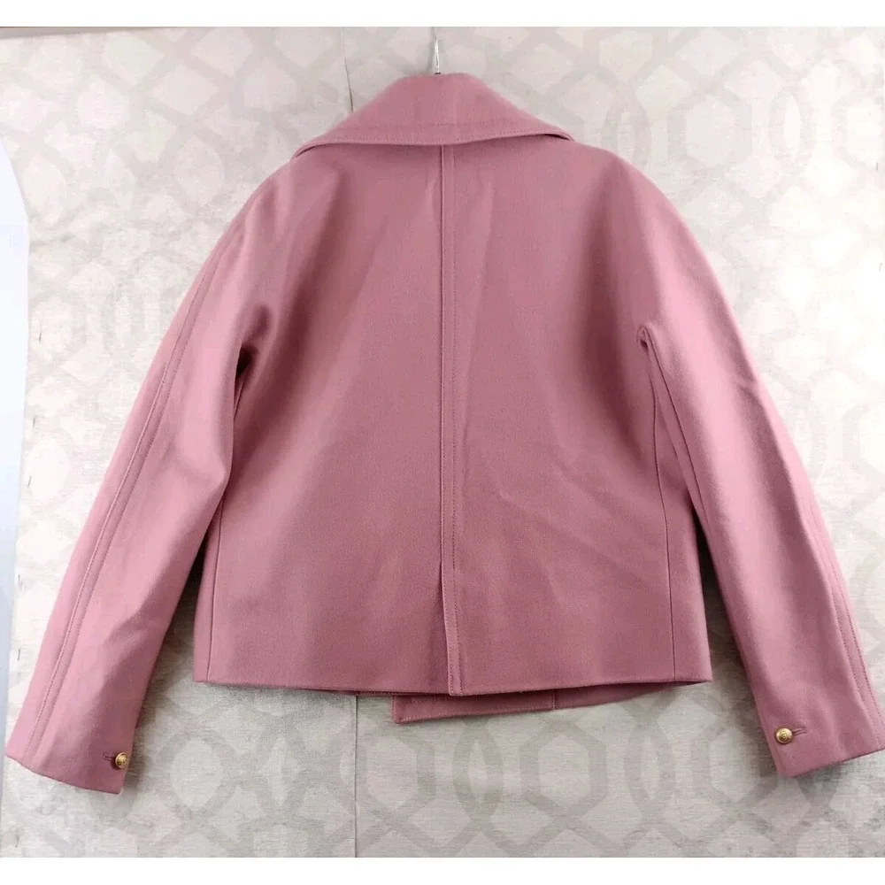 JCrew Blazer Womens 0 Pink Melton Wool Sport Jacket - Picture 2 of 8